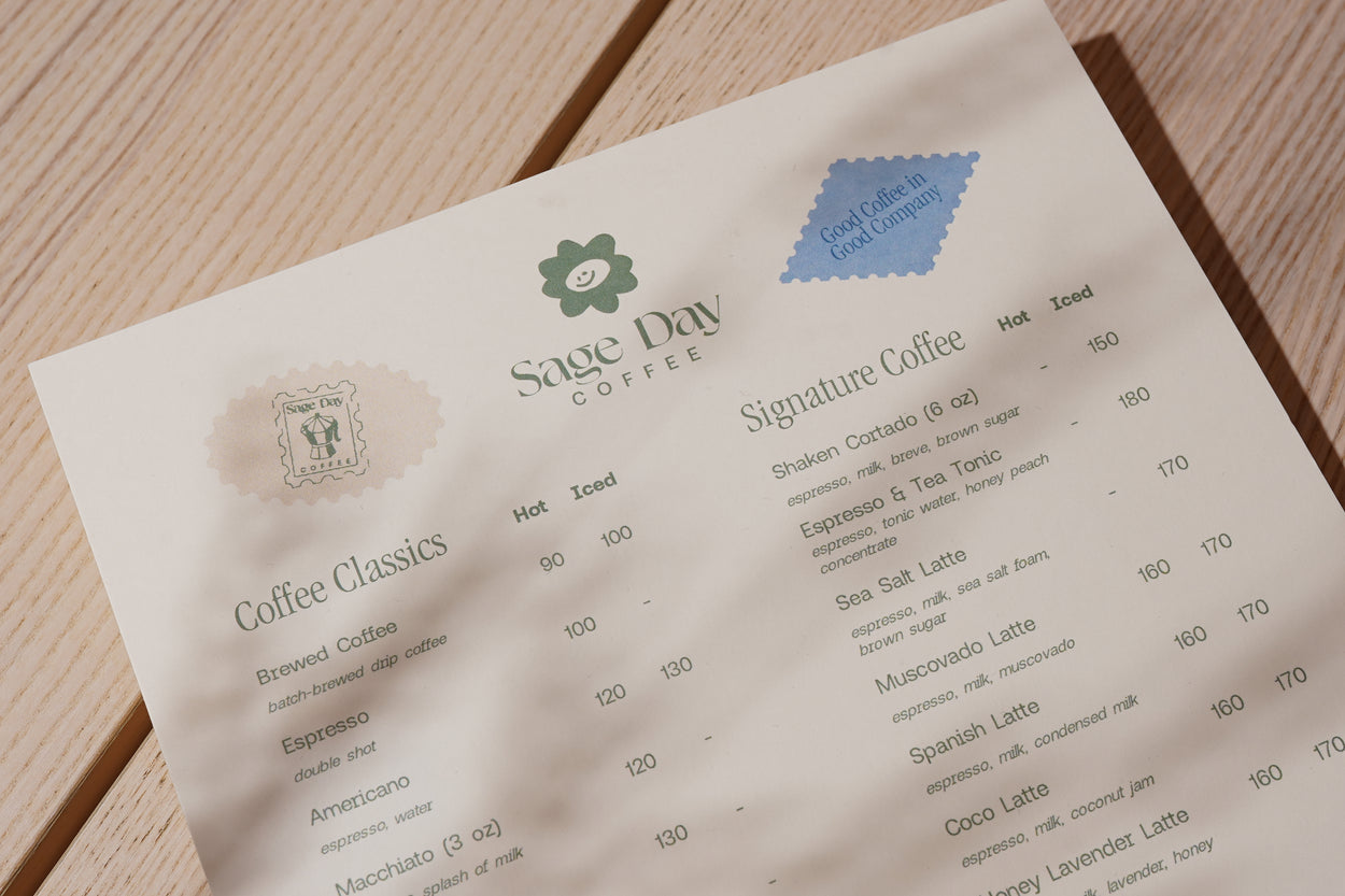 Our Cafe Sage Day Coffee